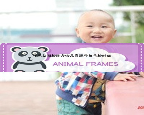 懷孕初期檢測方法及囊胚移植孕檢時間